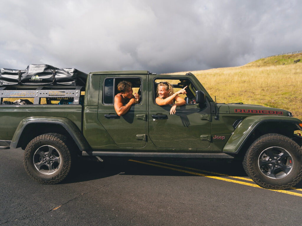 Maui Jeep Gladiator Camper Rental